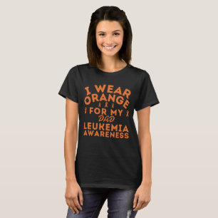 Camiseta Eu Visto Laranja Para A Mulher Personalizada Da Co