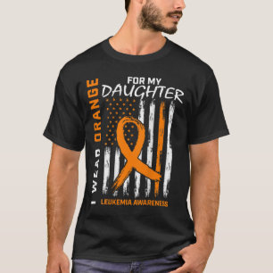 Camiseta Eu Visto Laranja Para A Sensibilização Para A Leuc