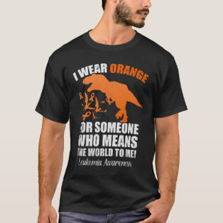 Camiseta Eu Visto Laranja Para Alguém Que Me Significa Mund