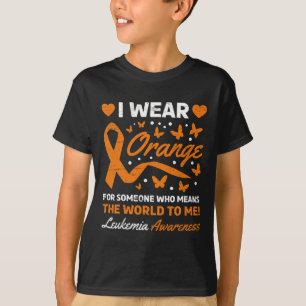 Camiseta Eu Visto Laranja Para Alguém Que Quer Dizer O Mund