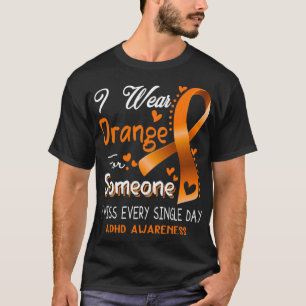 Camiseta Eu Visto Laranja Para Alguém Que Sinto Falta Todo 