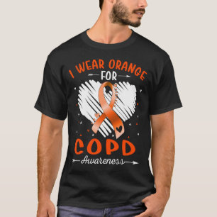 Camiseta Eu Visto Laranja Para Consciência da Polícia
