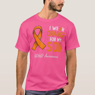 Camiseta Eu Visto Laranja Para Meu Filho E Mês De Consciênc