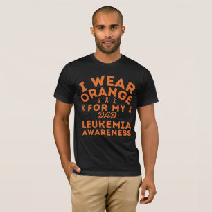 Camiseta Eu Visto Laranja Para Meu Pai Leucemia, Conhecimen