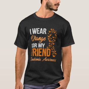 Camiseta Eu Visto Laranja Para Minha Amiga Leucemia, Costel