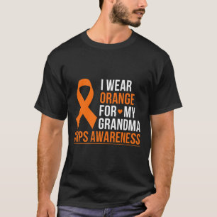 Camiseta Eu Visto Laranja Para Minha Avó Rsd Crps Sensibili