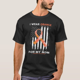 Camiseta Eu Visto Laranja Para Minha Bandeira De Consciênc