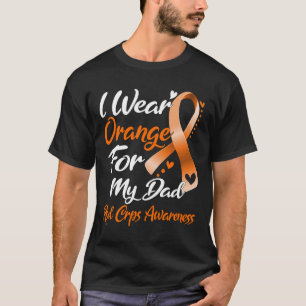 Camiseta Eu Visto Laranja Para Minha Consciência De Rsd Crp