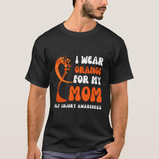 Camiseta Eu Visto Laranja Para Minha Mãe.