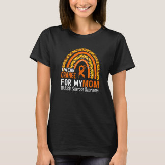 Camiseta Eu Visto Laranja Para Minha Mãe Esclerose Múltipla