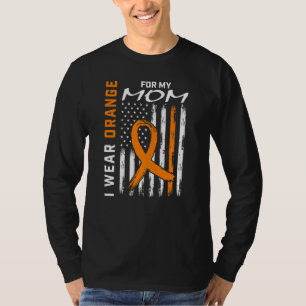 Camiseta Eu Visto Laranja Para Minha Mãe Esclerose Múltipla