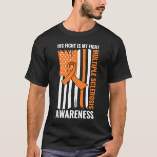 Camiseta Eu Visto Laranja Para Minha Mãe Esclerose Múltipla