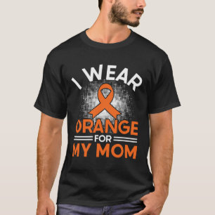 Camiseta Eu Visto Laranja Para Minha Mãe Esclerose Múltipla