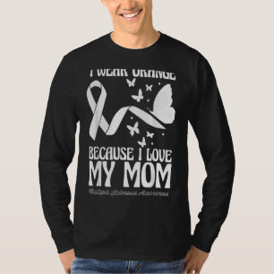 Camiseta Eu Visto Laranja Para Minha Mãe Sra. Múltipla Escl