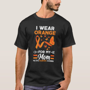 Camiseta Eu Visto Laranja Para Minha Mãe Sra. Múltipla Escl