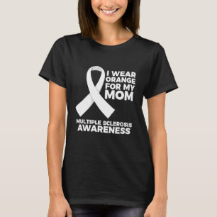 Camiseta Eu Visto Laranja Para Minha Mãe Sra. Múltipla Escl