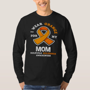 Camiseta Eu Visto Laranja Para Minha Mãe Sra. Múltipla Scel
