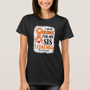 Camiseta Eu Visto Laranja Para O Mês De Consciência Da Leuc
