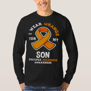Camiseta Eu Visto Laranja Para O Meu Filho Sra. Múltipla Sc