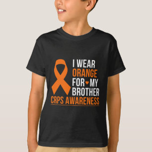 Camiseta Eu Visto Laranja Para O Meu Irmão Rsd Crps Consciê