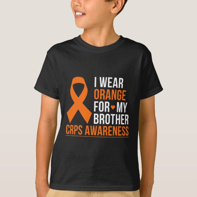 Camiseta Eu Visto Laranja Para O Meu Irmão Rsd Crps Consciê (Frente)
