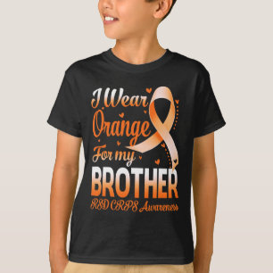 Camiseta Eu Visto Laranja Para O Meu Irmão Rsd Crps Sensibi
