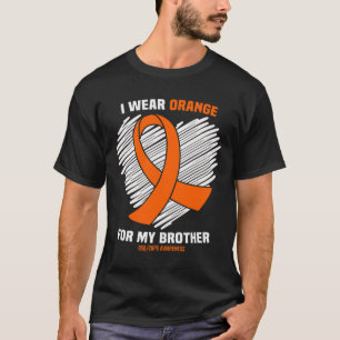 Camiseta Eu Visto Laranja Para O Meu Irmão Rsdcrps Consciên