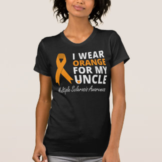 Camiseta Eu Visto Laranja Para O Meu Tio T Camerga Sensibil