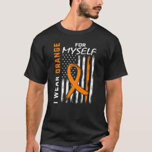 Camiseta Eu Visto Laranja Por Mim Mesma Esclerose Múltipla