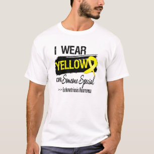 Camiseta Eu visto o amarelo para alguém endometriose