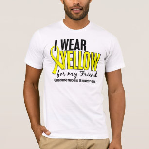 Camiseta Eu visto o amarelo para minha endometriose do