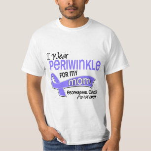 Camiseta Eu visto o cancer esofágico da mamã da pervinca