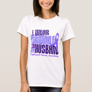 Camiseta Eu visto o cancer esofágico do marido 6,4 da