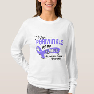 Camiseta Eu visto o cancer esofágico do marido da pervinca