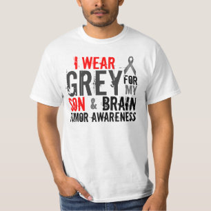 Camiseta eu visto o cinza para meu filho