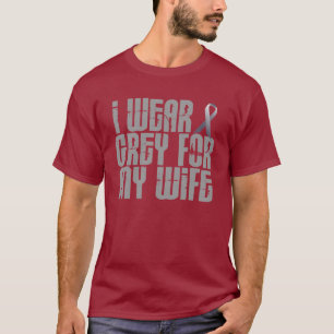Camiseta Eu visto o cinza para minha esposa 16