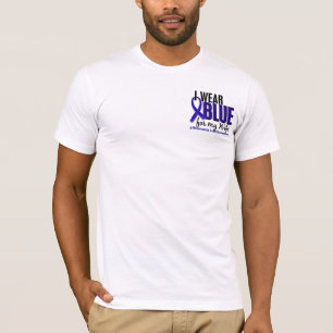 Camiseta Eu visto o RA azul da artrite reumatóide da espos