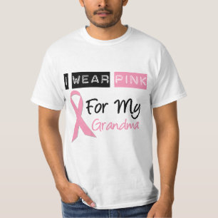 Camiseta Eu visto o rosa para minha avó