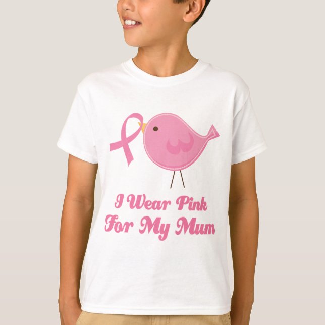 Camiseta Eu visto o rosa para minha mãe (Frente)