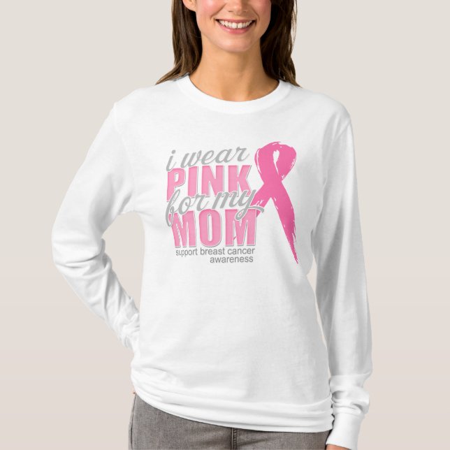 Camiseta Eu visto o rosa para minha mamã (Frente)