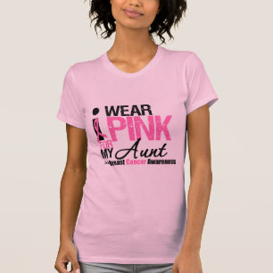 Camiseta Eu visto o rosa para minha tia