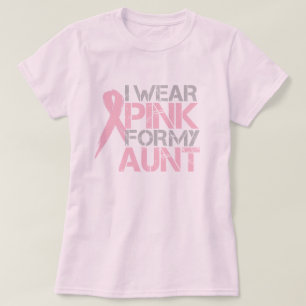 Camiseta Eu visto o rosa para minha tia ($21,95)