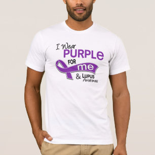 Camiseta Eu visto o roxo para mim o lúpus 42
