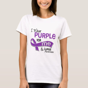Camiseta Eu visto o roxo para mim o lúpus 42