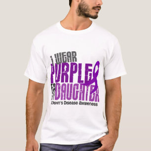Camiseta Eu visto o roxo para minha doença de Crohn da