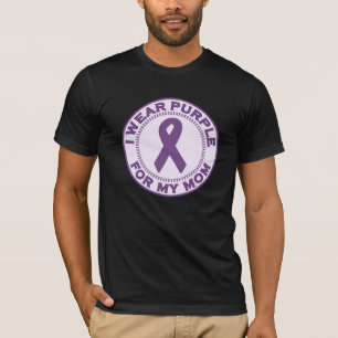 Camiseta Eu visto o roxo para minha mamã