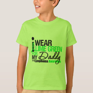 Camiseta Eu visto o verde limão para meu pai