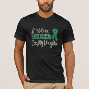 Camiseta Eu visto o verde para minha filha (a fita verde)