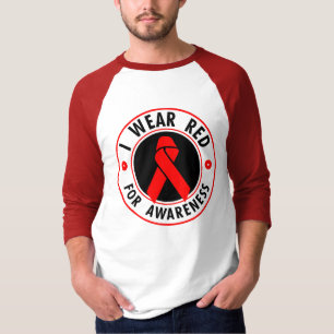 Camiseta EU VISTO O VERMELHO… Para a consciência