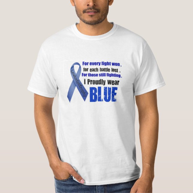 Camiseta Eu visto orgulhosa o azul (Frente)